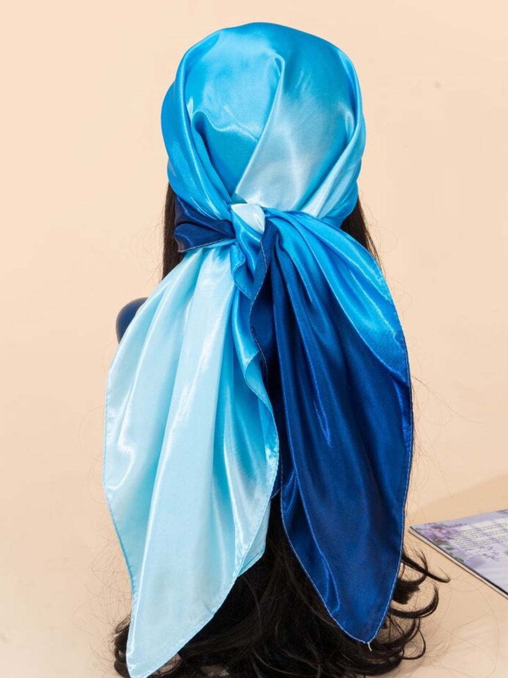 Multicolor Blue  Headscarf - Stylish Women's Hair Accessory